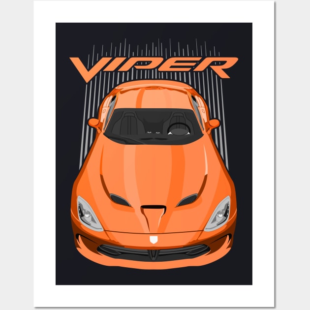 Viper SRT-orange Wall Art by V8social